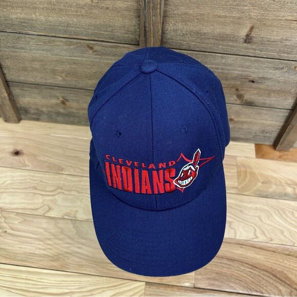 Cleveland Indians Hat Ball Cap MLB Starter The Right Hat Chief Wahoo Guardians - Picture 7 of 12